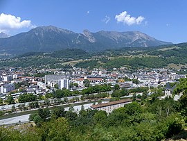 A general view of Albertville