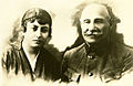 Ali Agha Shikhlinski and his wife Nigar Shikhlinskaya (1920's)
