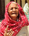 Old woman in Haryana with odhni