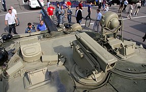 BTR-90 top forward from turret