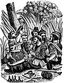 Image 78Bartholomew Roberts' crew carousing at the Calabar River; illustration from The Pirates Own Book (1837). Roberts is estimated to have captured over 470 vessels. (from Piracy)