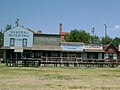 The shops at Boot Hill Museum, including a reconstruction of the Long Branch Saloon