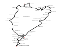 Gesamtstrecke mit neuer Grand-Prix-Strecke 1984–1994