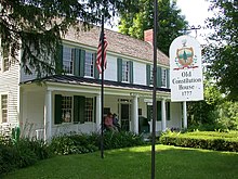Color photo of Windsor, Vermont's Old Constitution House