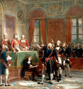 Installation of the Conseil d'Etat at the Petit Luxembourg, 25 December 1799, by Couder, 1856[7]