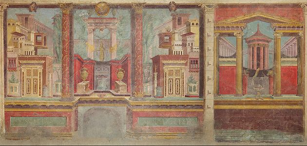 Fresco from the Villa of Publius Fannius Synistor in Boscoreale near Pompeii, 1st ct. BC[6]