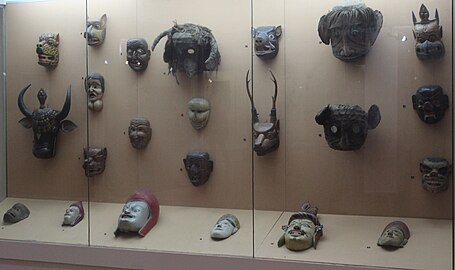 A View of the Different Masks Present in the NorthEast Tribal Lifestyle Gallery