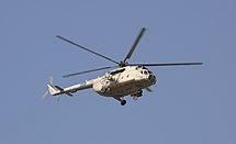 Ägyptische Mi-17 mit Luftfiltern, Waffenauslegern und Zusatzpanzerung