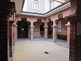 A cloister near the entrance
