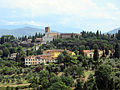 Blick über San Miniato al Monte bei Florenz