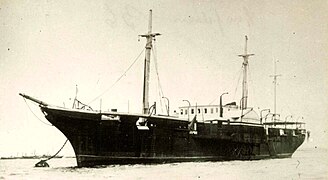 Steam frigate Amazonas, 1870.