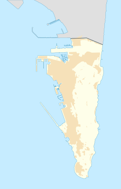 Rosia Water Tanks is located in Gibraltar