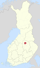 Lage von Iisalmi in Finnland