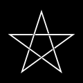 Seimei's pentagram mon represents the Wu Xing.