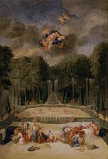 "Le théâtre d'eau-vue de a scène" by Jean Cotelle, ca. 1693