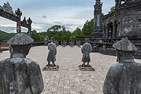 Mandarin soldiers at Khải Định tomb