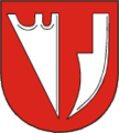 Pflugschar im Wappen von Meedl