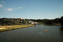 Mirik town with a view of Sumendu Lake