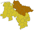 Zuständigkeitsbereich des Regionalbeauftragten in Lüneburg