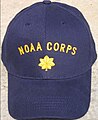 An ODU uniform ball cap, with lieutenant commander rank insignia