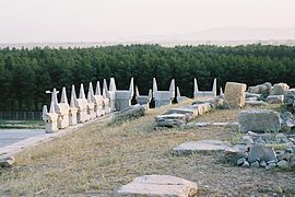 Horn-shaped stones at Persepolis.