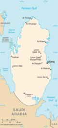 Karte Katars