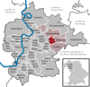 Lage der Gemeinde Rüdenhausen im Landkreis Kitzingen