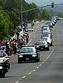 Funeral motorcade for Ronald Reagan in Simi Valley, California, 2004