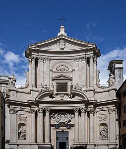 Baroque Composite columns of San Marcello al Corso, Rome, by Carlo Fontana, 1682-1683[8]