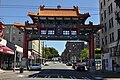 The Historic Chinatown Gate, a modern Paifang archway built in 2007