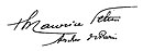 Maurice Feltin's signature