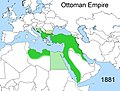Ottoman Empire (1299–1922 AD) in 1881 AD.