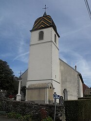 The church in Tournans