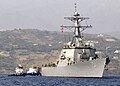 USS Arleigh Burke in Crete on 27 July 2007