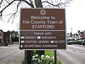 Image 41Town Twinning Sign on Eccleshall Road (from Stafford)