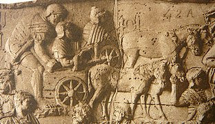 Roman imperial era mobile field artillery (carroballistae)