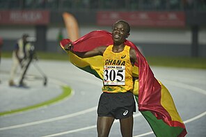 William Amponsah bei den Afrikaspielen 2023 in Accra