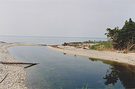 Baie au Caplan, river flat, Anticosti Island 1995[11]
