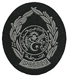 Badge of the National Police.