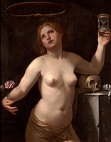 Attributed to Guido Cagnacci, Allegory of Life, 17th century