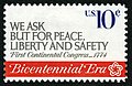 1974 First Continental Congress issue