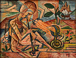 Fakir Taming Snakes, 1915