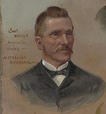 Portrait of Charles White, detail from P. W. Marony's 1894 painting