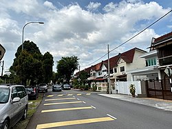 Residential area of Taman Cheras Indah in Cheras