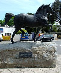 Welsh cob statue