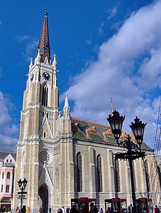 Catholic Name of Mary Church by György Molnár in Novi Sad, 1894