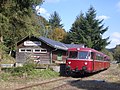 798+998 pass Dürrenwaid stop on the Kronach–Nordhalben railway
