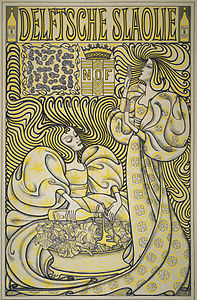 Poster for Delft Salad Oil by Jan Toorop (1893)