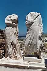 Statues at the House of Cleopatra
