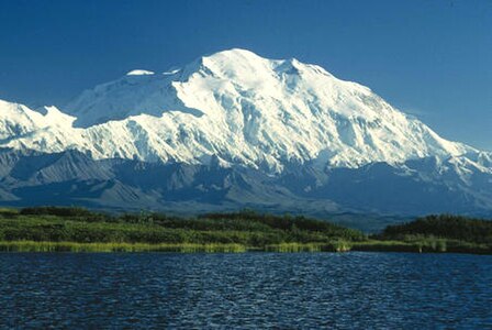 Denali in Alaska is the highest summit of the United States and North America.